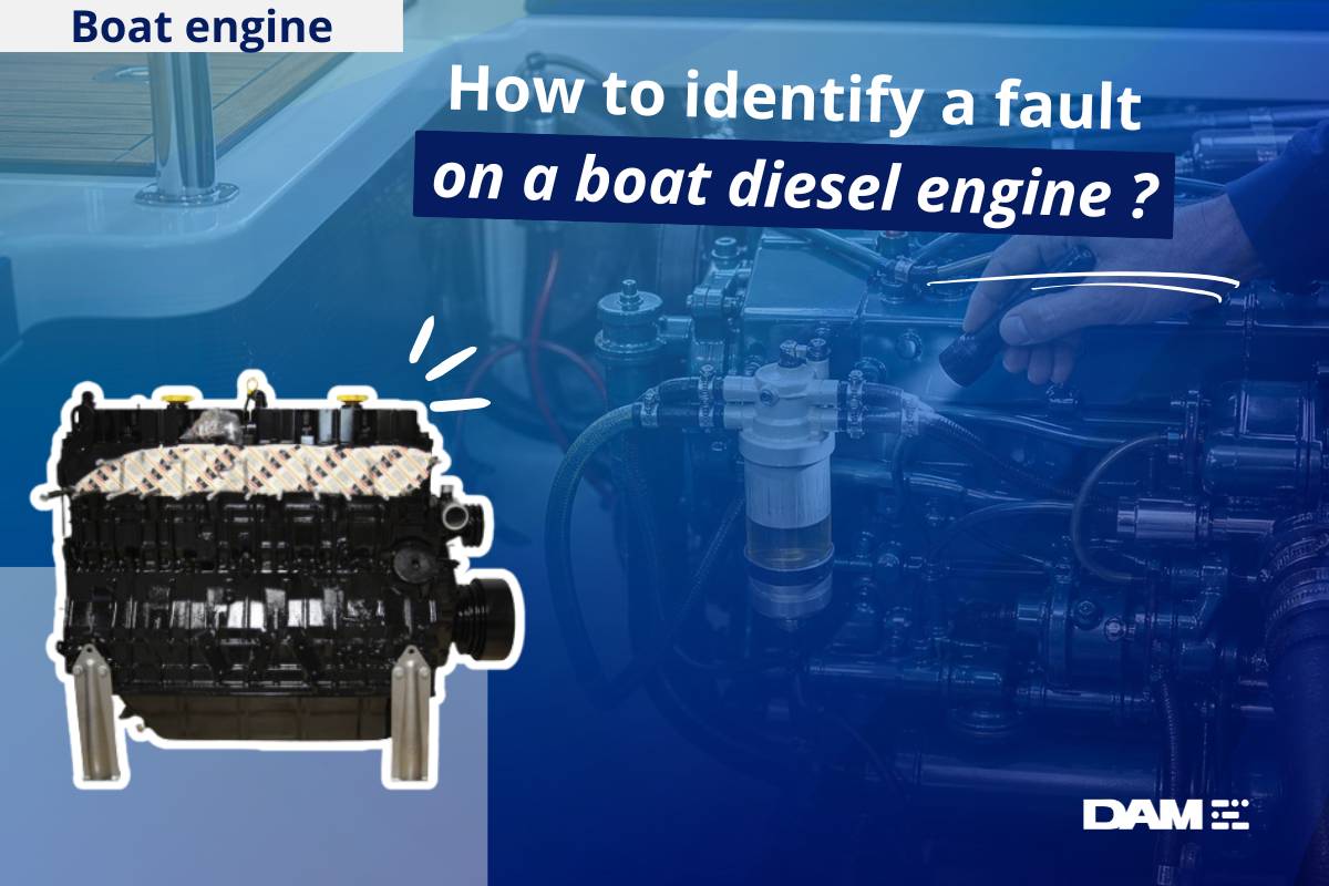 How to identify a fault on a boat diesel engine ?